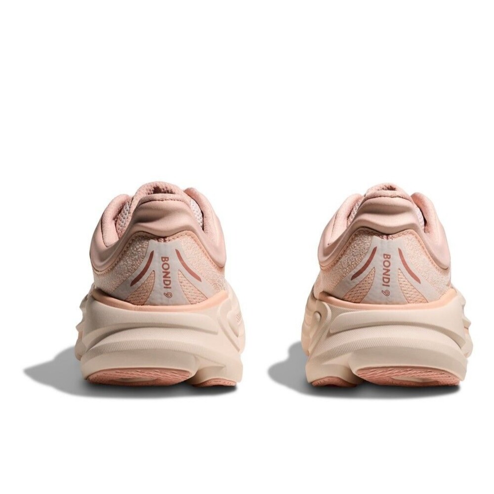 HOKA Bondi 9 Women’s Running Shoes Rose Latte Cream 1162012-RLTT Size 6 - Picture 5 of 6
